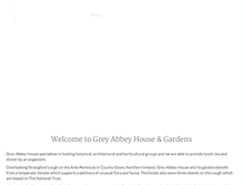 Tablet Screenshot of greyabbeyhouse.com